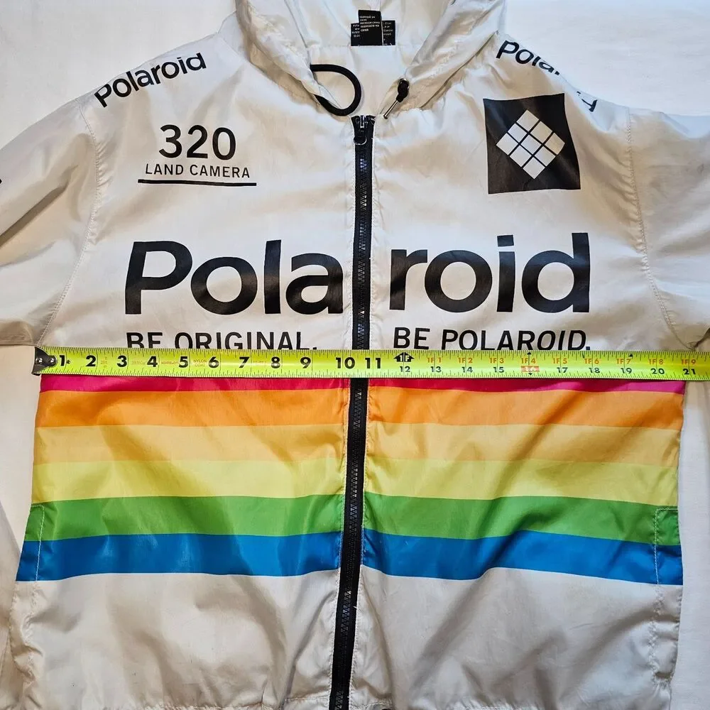Polaroid Windbreaker Jacket sz M - Picture 4 of 10